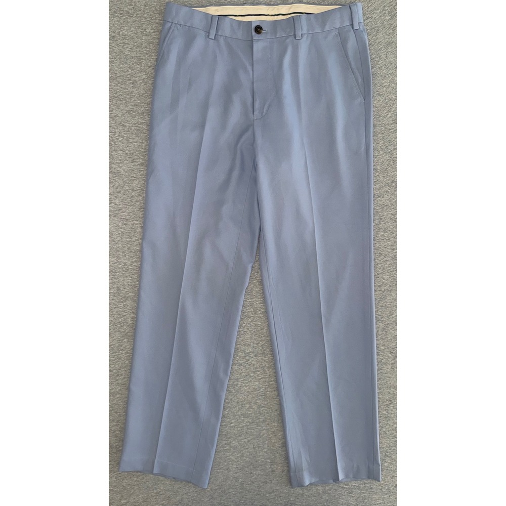 Brooks Brothers Men St Andrews Links Golf Pant 34x32 Light Blue Preppy Old Money